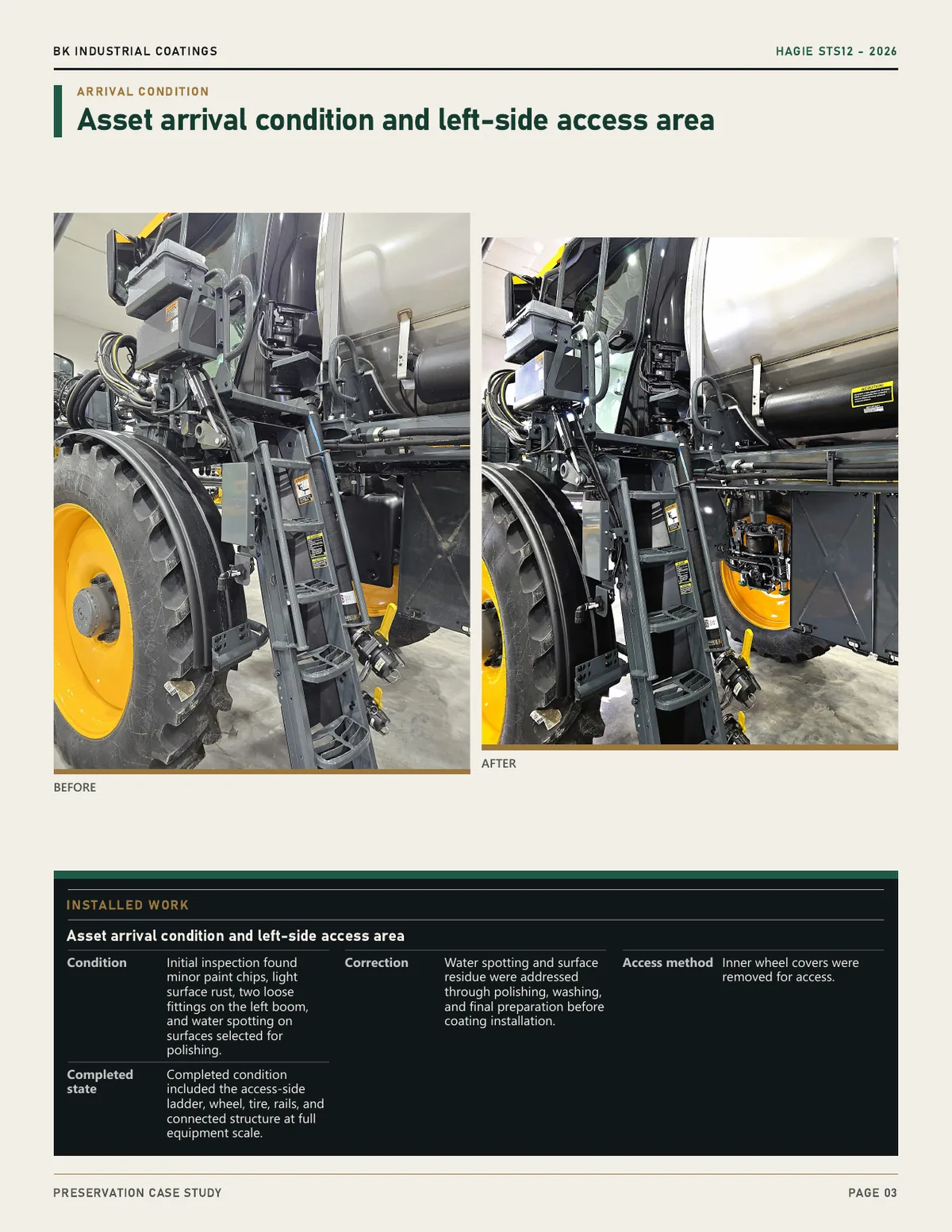 Page 3 of the Hagie STS12 Preservation case study