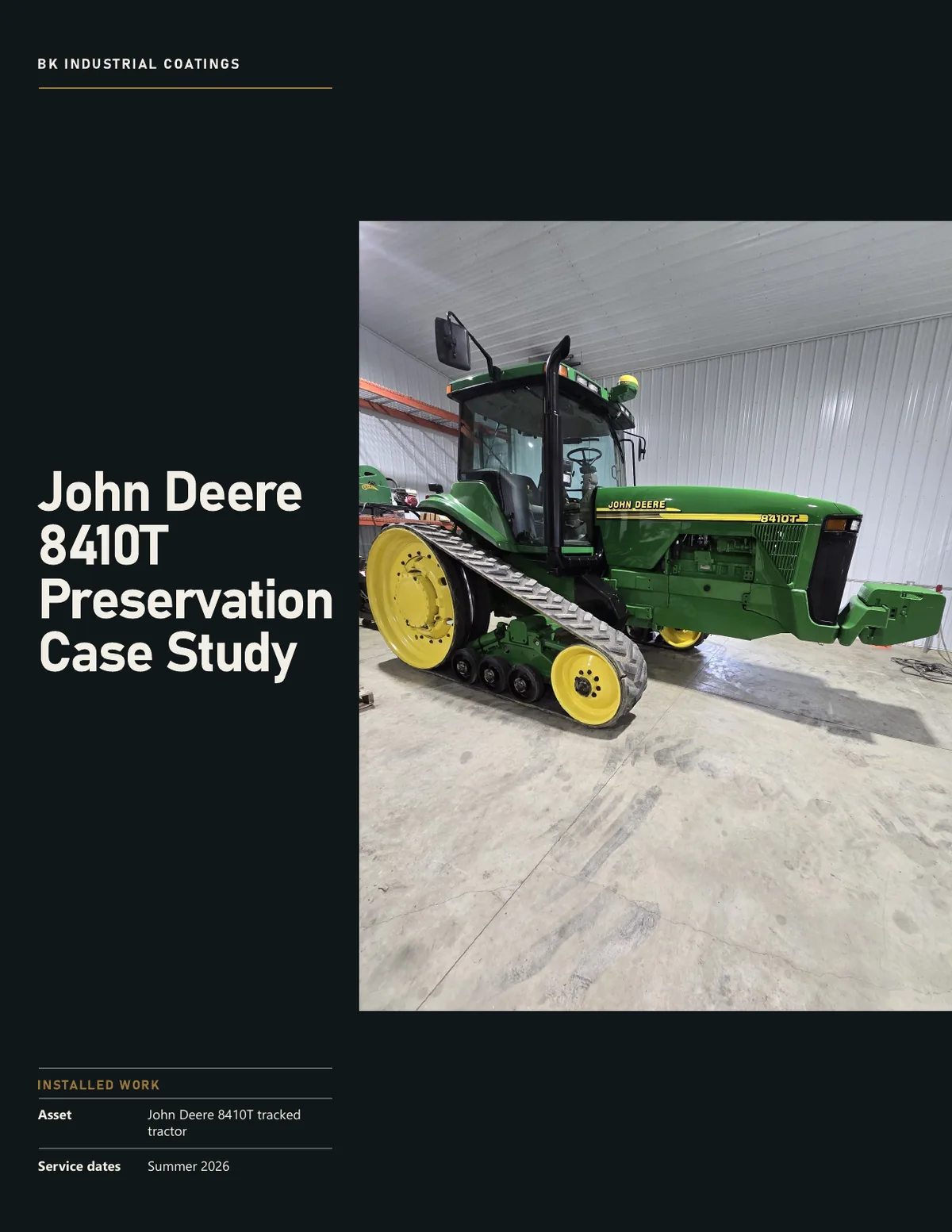 John Deere 8410T preservation case study cover