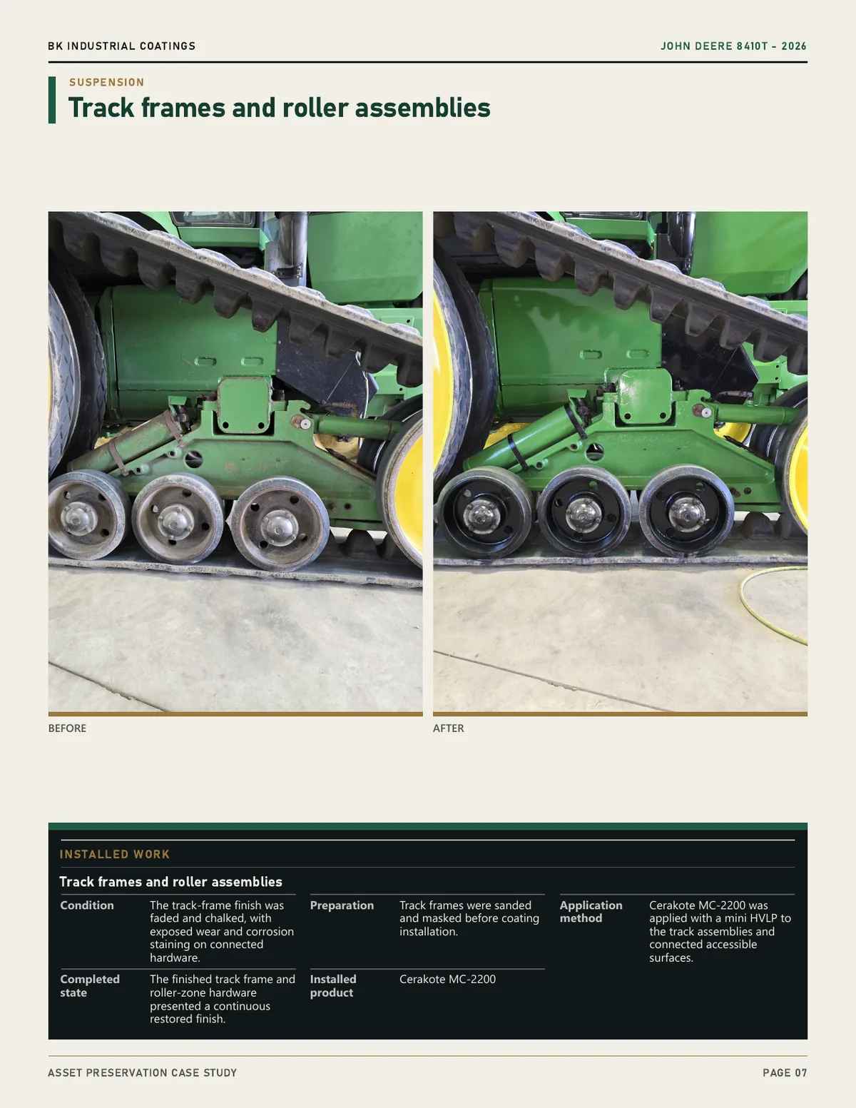 Page 7 of the John Deere 8410T Preservation case study