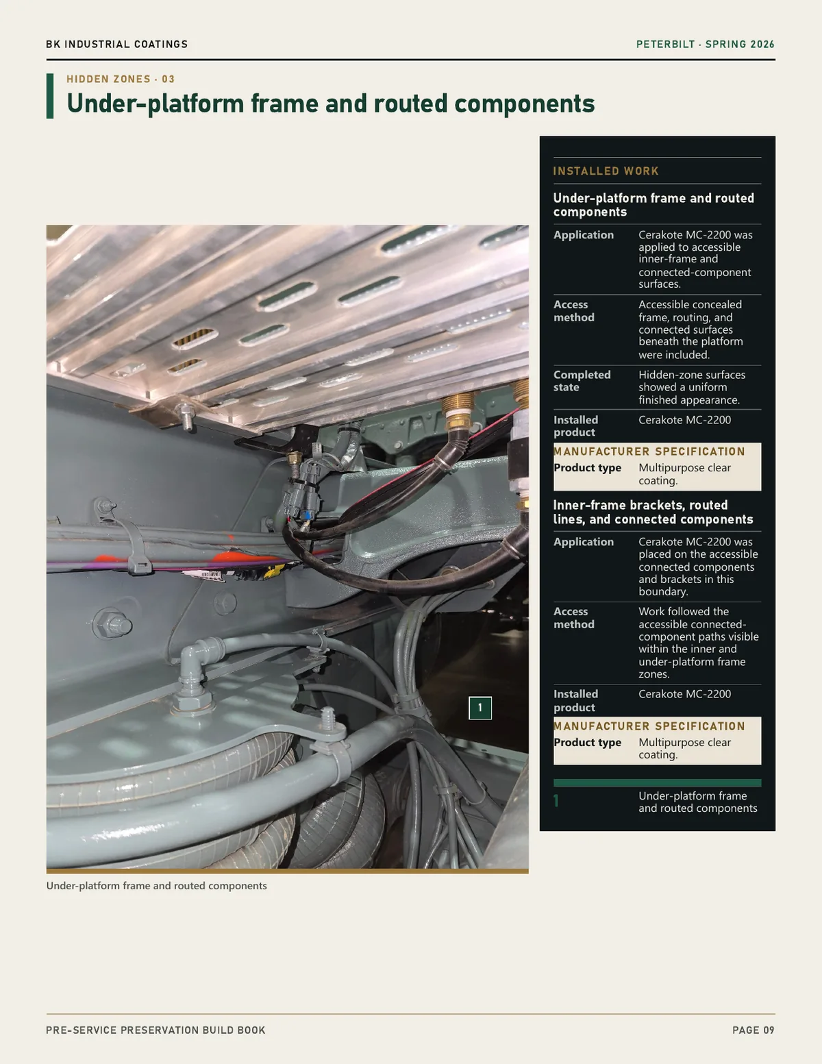Page 9 of the Peterbilt Pre-Service Preservation case study